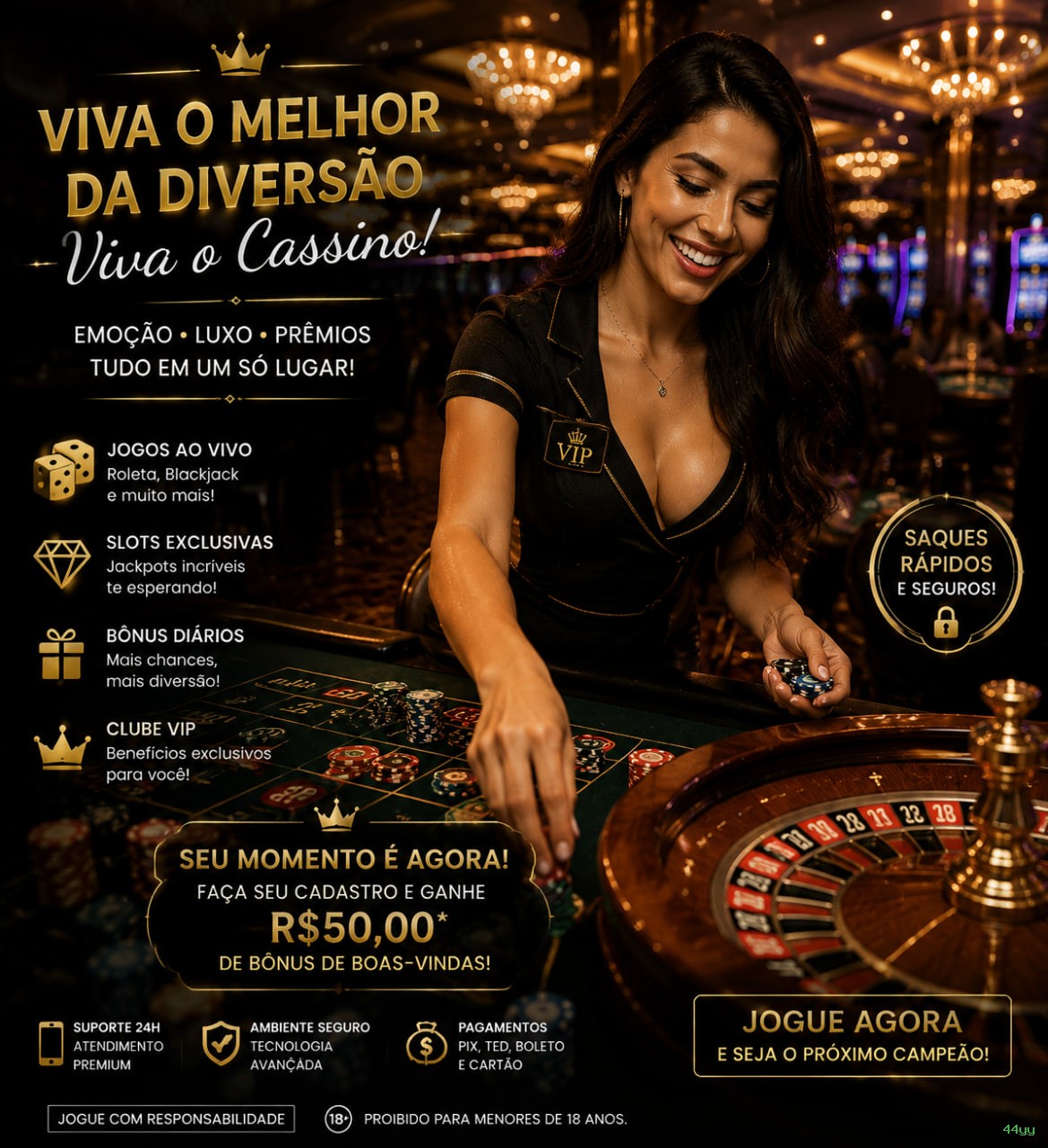 Programa VIP 44yy - benefícios exclusivos